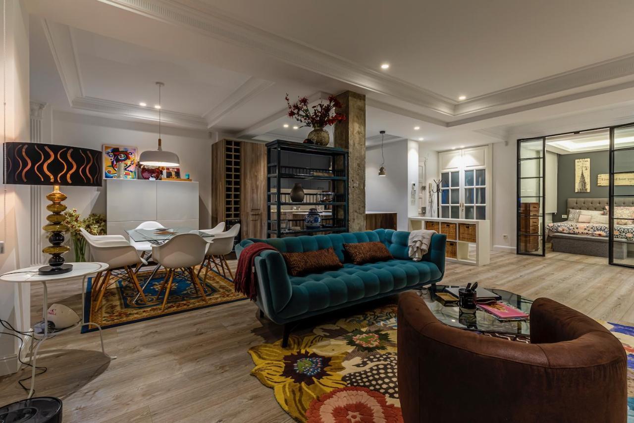 110 M2 Central Apartment In Abando Close To Guggenheim With Parking Bilbao Ngoại thất bức ảnh