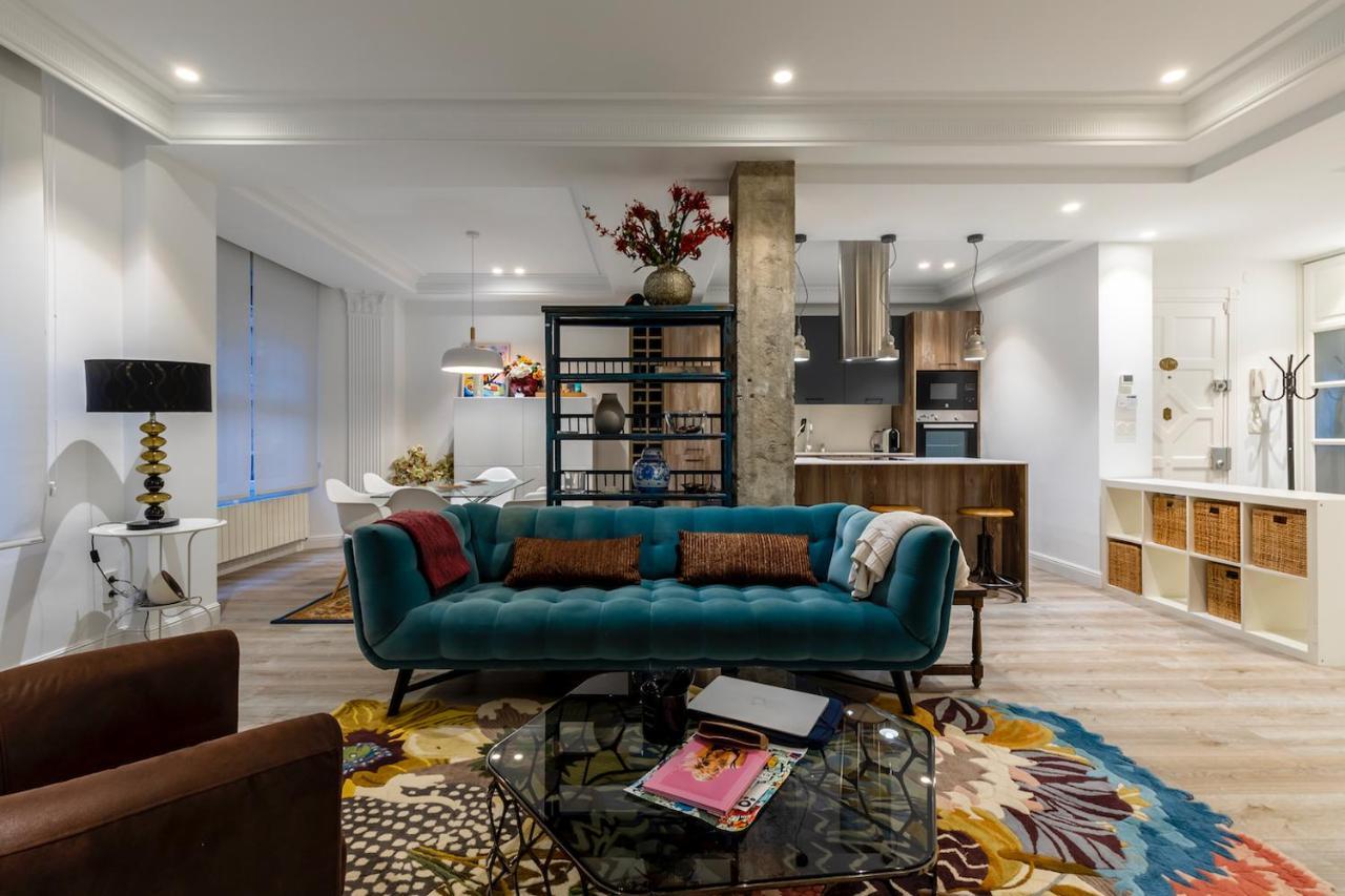 110 M2 Central Apartment In Abando Close To Guggenheim With Parking Bilbao Ngoại thất bức ảnh
