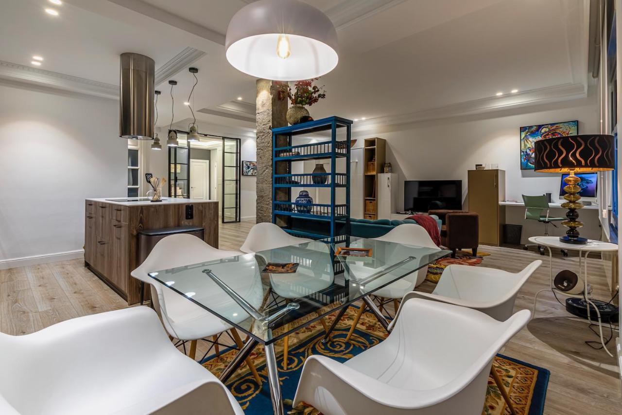 110 M2 Central Apartment In Abando Close To Guggenheim With Parking Bilbao Ngoại thất bức ảnh