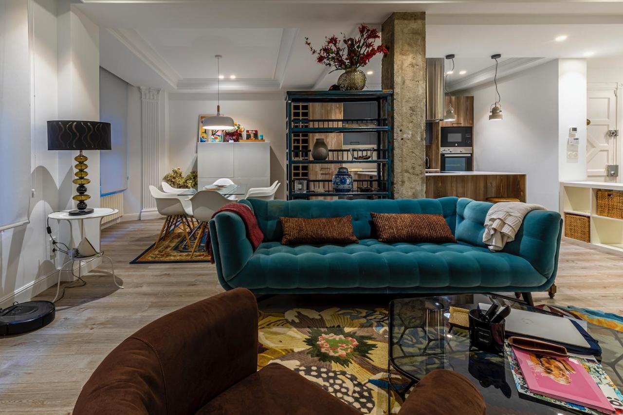 110 M2 Central Apartment In Abando Close To Guggenheim With Parking Bilbao Ngoại thất bức ảnh