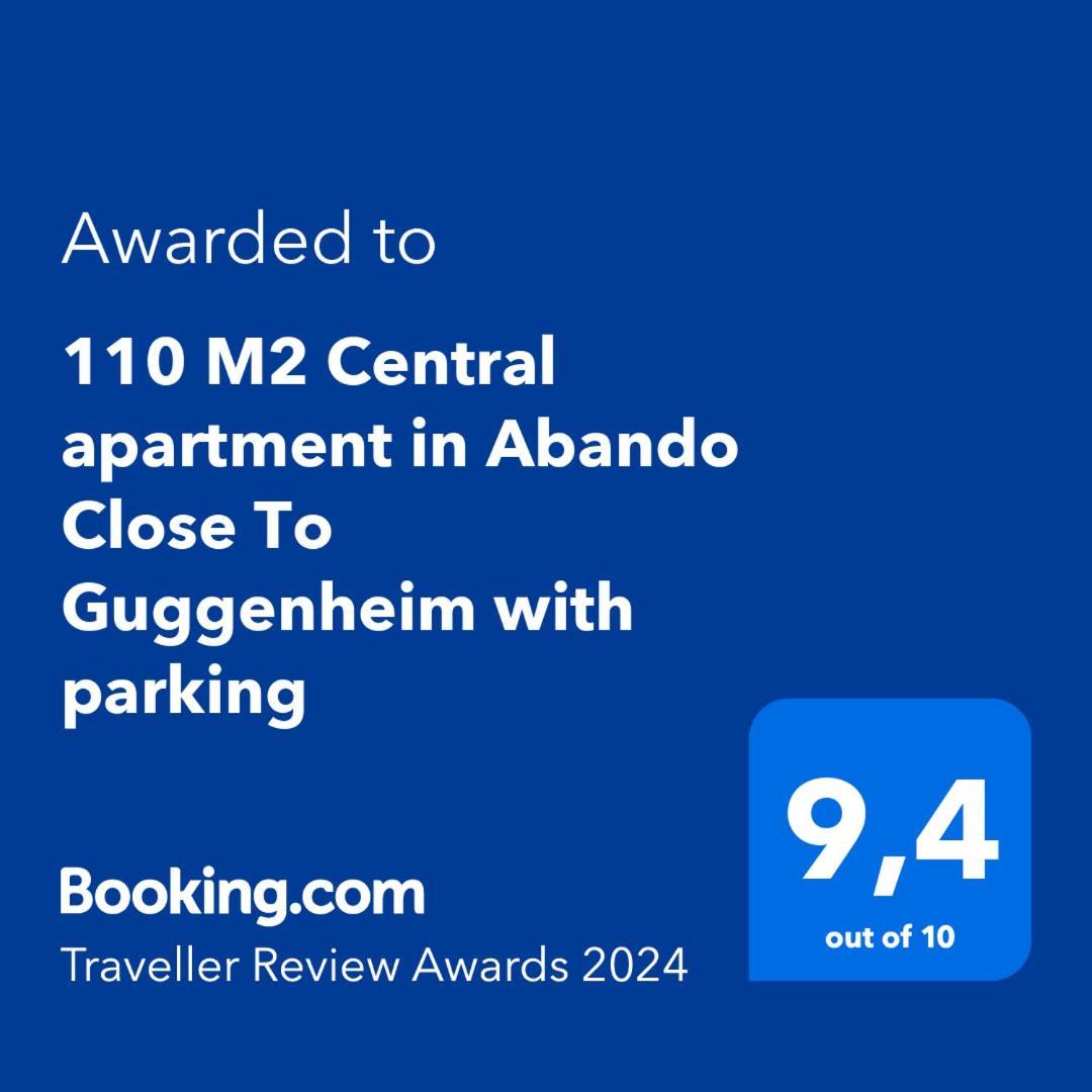 110 M2 Central Apartment In Abando Close To Guggenheim With Parking Bilbao Ngoại thất bức ảnh